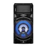 LG XBOOM ON5 Audio systém, pohľad spredu s modrým osvetlením, ON5, thumbnail 3
