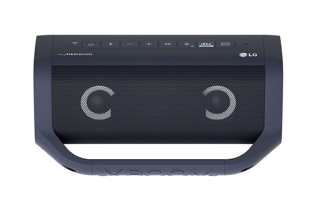 LG PN5 Audio systém, Pohľad zhora na reproduktor LG XBOOM Go pootočený o -30 stupňov., PN5, thumbnail 5