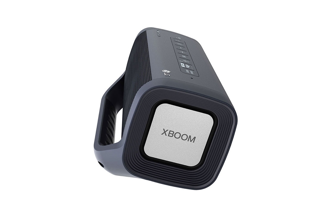 LG PN5 Audio systém, Bočný pohľad z pravej hornej strany z uhla 92 stupňov na LG XBOOM Go., PN5, thumbnail 12