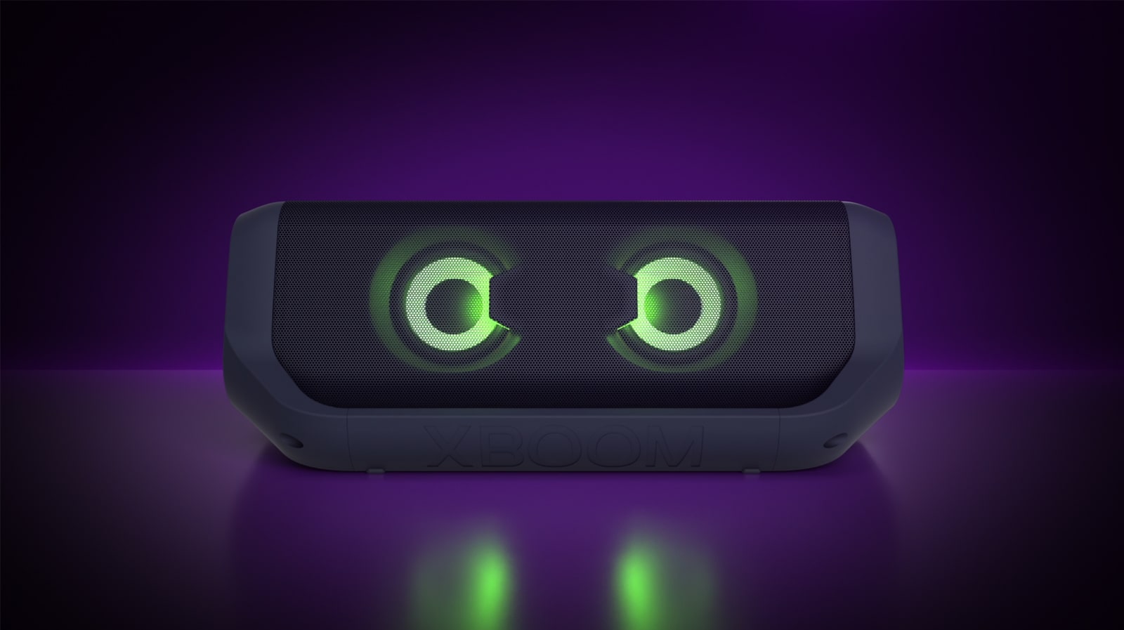 Video s ukážkou rôznych možností osvetlenia reproduktora LG XBOOM Go.