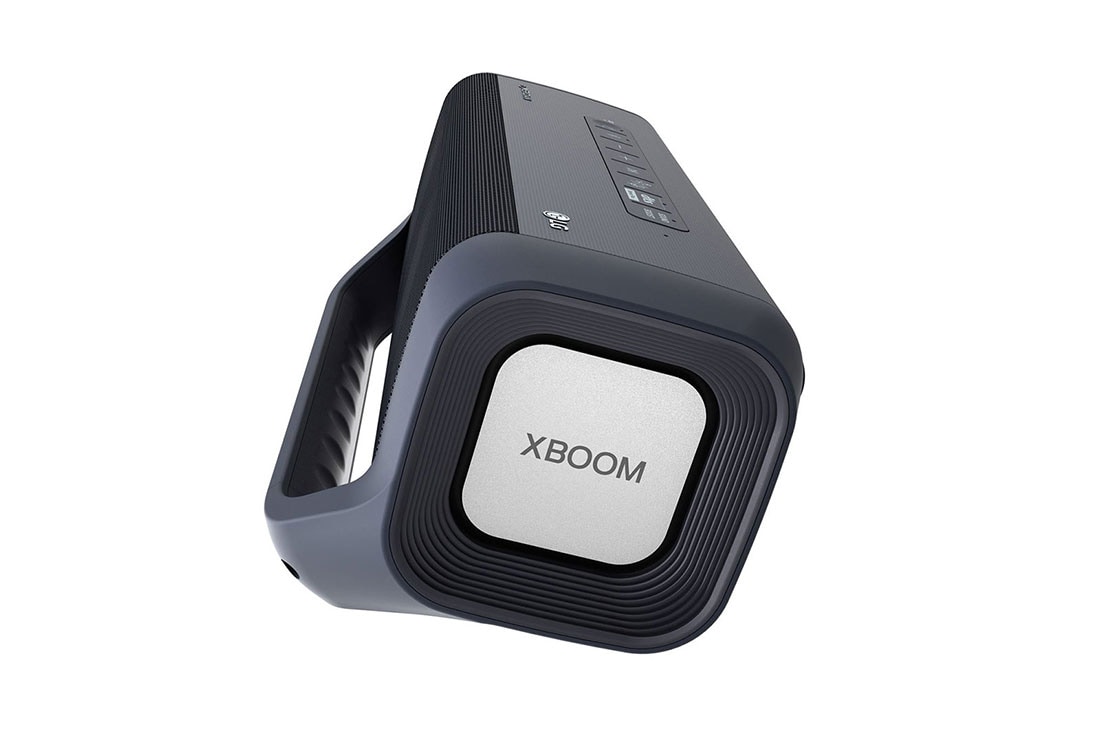 LG PN7 Audio systém, Bočný pohľad z pravej hornej strany z uhla 90 stupňov na LG XBOOM Go., PN7, thumbnail 12