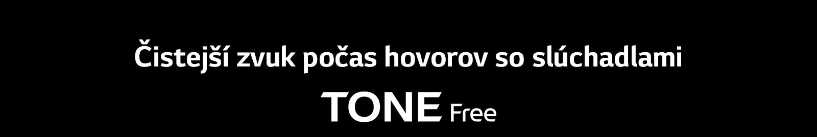 Acesta arată marginea unei căști intra-auriculare TONE Free și a controlerului său tactil.