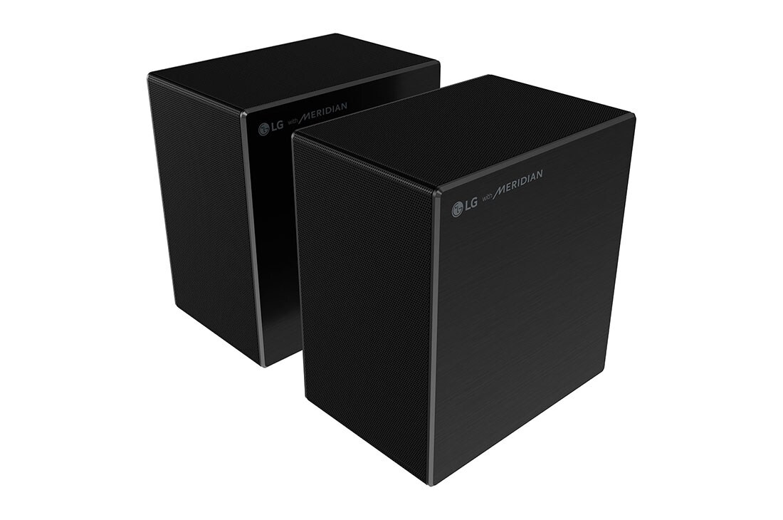 LG Soundbar SP11RA, pohľad sprava na zadné reproduktory pootočený o 45 stupňov, SP11RA, thumbnail 14