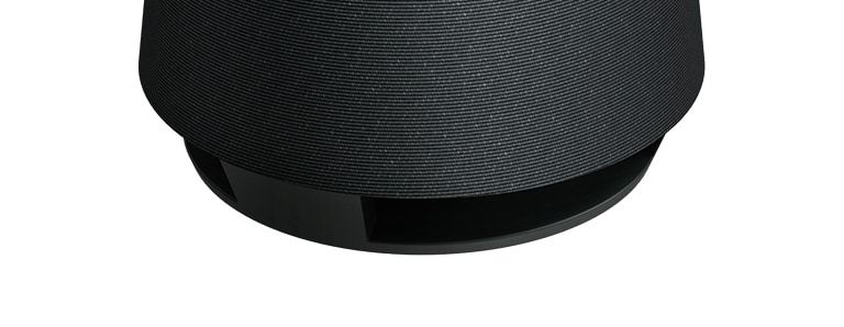 Obrázok zobrazujúci basový kanál v spodnej časti reproduktora XBOOM 360.