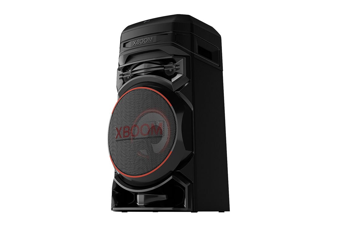 LG XBOOM RNC5, pohľad z nízkeho uhla s pravou stranou dopredu, RNC5, thumbnail 9