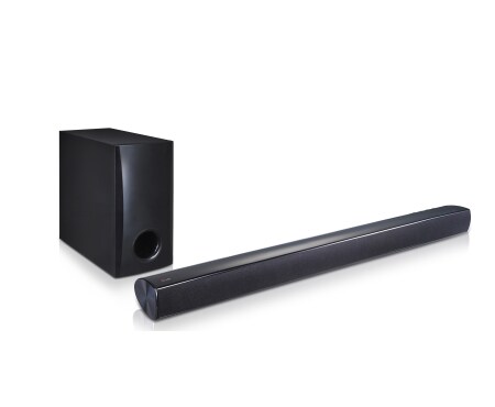 LG 2.1CH Sound Bar, vhodný pre 42 ''TV, hudobný výkon 120W, Bluetooth, bezdrôtová synchronizácia zvuku, NB2540