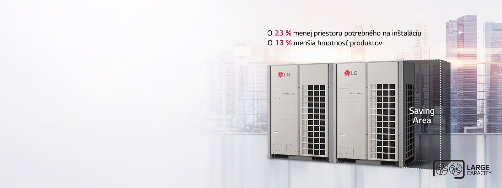 Flexibilná inštalácia veľkokapacitného vonkajšieho zariadenia1