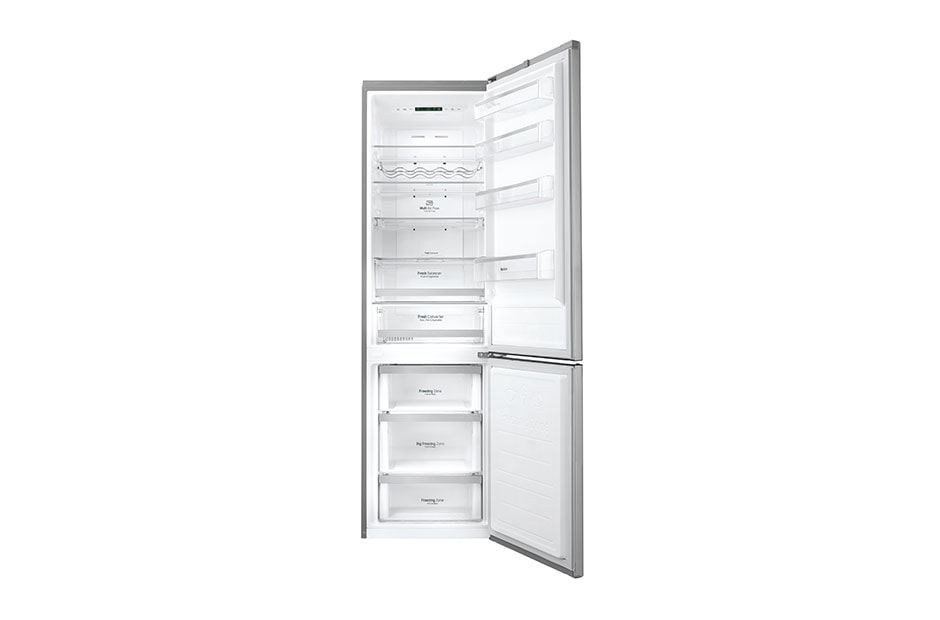 LG Hrubý objem 375 l | 178 kWh/rok | LG Lineárny invertorový kompresor | LG Total No Frost | Multi-Air Flow™ | NatureFRESH | Vnútorný LED displej | Smart Diagnosis™, GBB60SAGFS, thumbnail 2