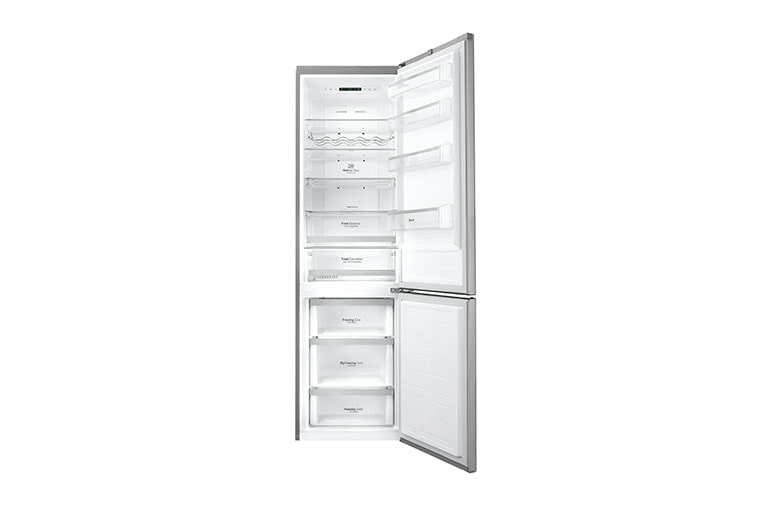 LG Hrubý objem 375 l | 178 kWh/rok | LG Lineárny invertorový kompresor | LG Total No Frost | Multi-Air Flow™ | NatureFRESH | Vnútorný LED displej | Smart Diagnosis™, GBB60SAGFS, thumbnail 2