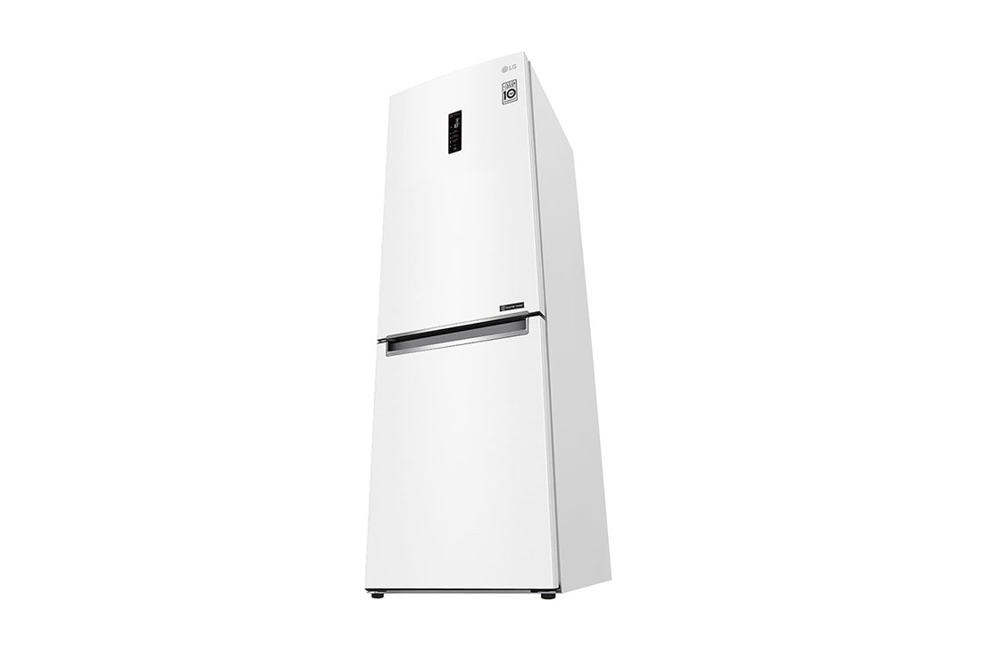 LG Kombinovaná chladnička | E (v rozsahu A až G) | Hrubý objem 374 l | 267 kWh/rok | LG Lineárny invertorový kompresor | LG Total No Frost | DoorCooling+™ | Vonkajší LED displej | LG ThinQ™ + WiFi, GBB71SWDZN, thumbnail 2