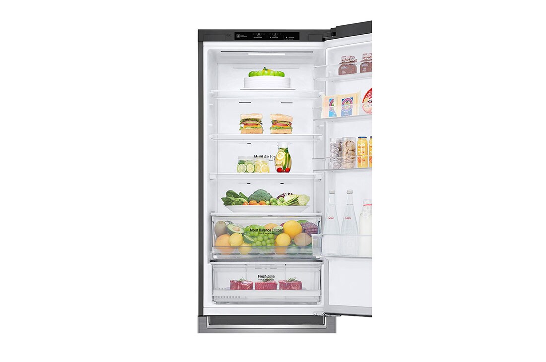 LG E | Hrubý objem 419 l | 268 kWh/rok | LG Lineárny invertorový kompresor | LG Total No Frost | DoorCooling+™ | Vnútorný LED displej | Smart Diagnosis™, GBB62PZJZN, thumbnail 14