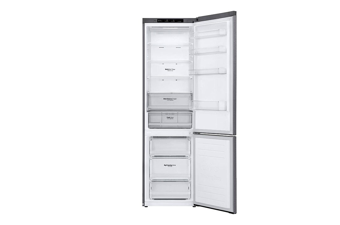 LG E | Hrubý objem 419 l | 268 kWh/rok | LG Lineárny invertorový kompresor | LG Total No Frost | DoorCooling+™ | Vnútorný LED displej | Smart Diagnosis™, GBB62PZJZN, thumbnail 6