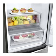 LG E | Hrubý objem 419 l | 268 kWh/rok | LG Lineárny invertorový kompresor | LG Total No Frost | DoorCooling+™ | Vnútorný LED displej | Smart Diagnosis™, GBB62PZJZN, thumbnail 9
