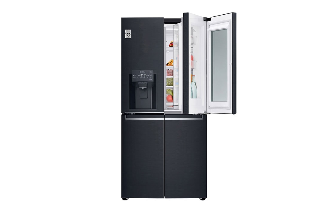 LG Americká chladnička | F | 508 l | Lineárny kompresor | Door cooling | InstaView Door-in-Door™, GMX844MCKV, thumbnail 6