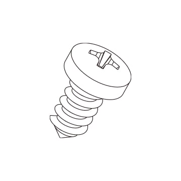 Ikona skrutky pre plastovú konzolu