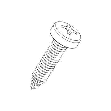 Ikona skrutky pre vodiaci prvok dvierok (metrická)