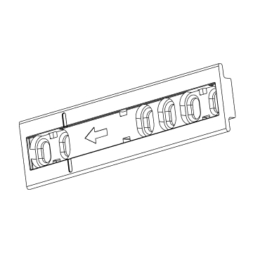 Ikona koľajnice dvierok