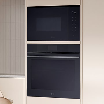 Mikrovlnná rúra LG nainštalovaná.