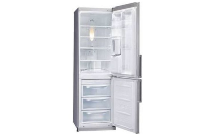 LG Hrubý objem 315 l | 306 kWh/rok | LG Total No Frost | Zásobník vody | Zelený LED 88 Tacticle displej, GB3133TIGW, thumbnail 2