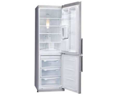 LG Hrubý objem 315 l | 306 kWh/rok | LG Total No Frost | Zásobník vody | Zelený LED 88 Tacticle displej, GB3133TIGW, thumbnail 2