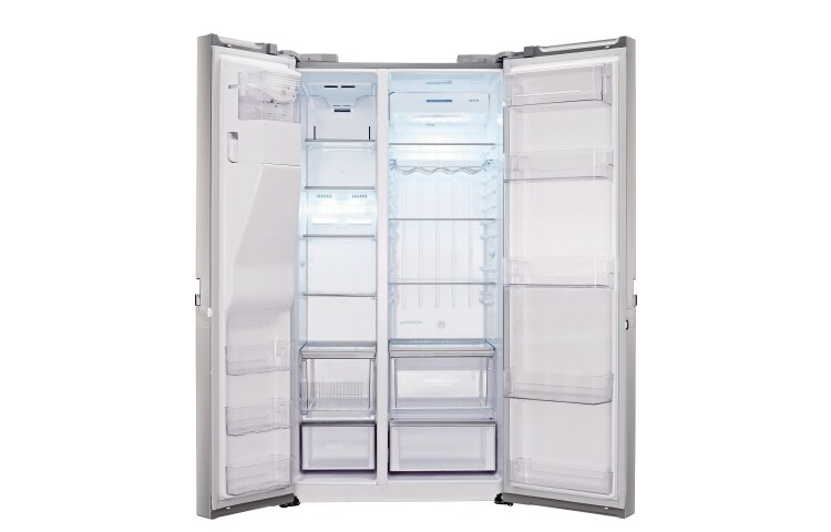 LG A++ | Hrubý Objem 602 l |LG lineárny kompresor | LG Total No Frost | Automatický výrobník ľadu v mrazničke, GSL545PZQZ, thumbnail 2