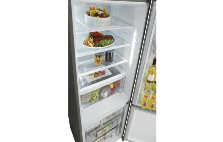 LG Hrubý objem 499 l | 296 kWh/rok | LG Lineárny invertorový kompresor | LG Total No Frost | Multi-Air Flow™ | Vonkajší LED displej | Smart Diagnosis™, GBB548PZCZH, thumbnail 6