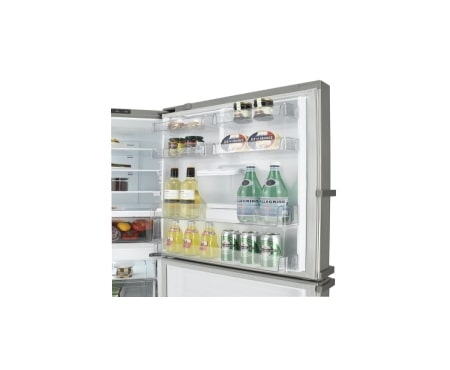 LG Hrubý objem 499 l | 296 kWh/rok | LG Lineárny invertorový kompresor | LG Total No Frost | Multi-Air Flow™ | Vonkajší LED displej | Smart Diagnosis™, GBB548PZCZH, thumbnail 3