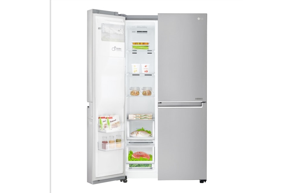 LG Door-in-Door™ | F | Hrubý objem 668 l | 376 kWh/rok | LG Lineárny invertorový kompresor | LG Total No Frost | Multi-Air Flow™ | Vonkajší LED displej | Nápojový automat | Pure N Fresh™, GSJ961NEBZ, thumbnail 4
