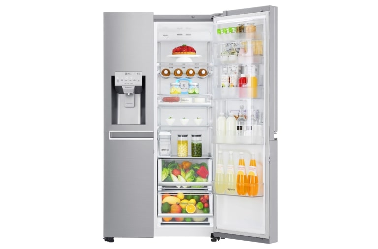 LG Door-in-Door™ | F | Hrubý objem 668 l | 376 kWh/rok | LG Lineárny invertorový kompresor | LG Total No Frost | Multi-Air Flow™ | Vonkajší LED displej | Nápojový automat | Pure N Fresh™, GSJ961NEBZ, thumbnail 5