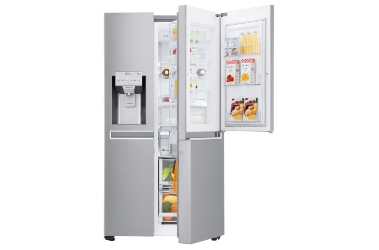 LG Door-in-Door™ | F | Hrubý objem 668 l | 376 kWh/rok | LG Lineárny invertorový kompresor | LG Total No Frost | Multi-Air Flow™ | Vonkajší LED displej | Nápojový automat | Pure N Fresh™, GSJ961NEBZ, thumbnail 7