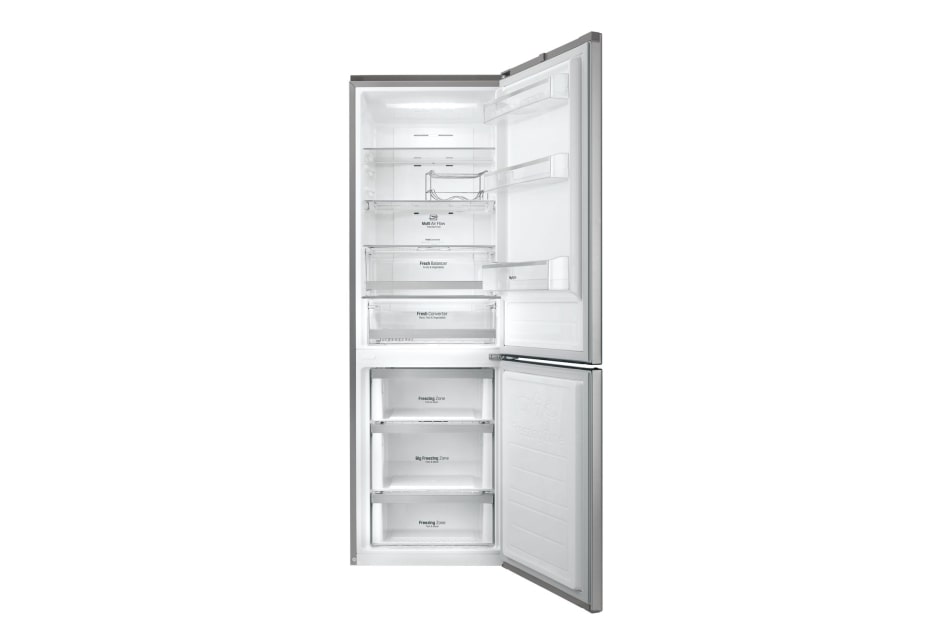 LG Hrubý objem 348 l | 259 kWh/rok | LG Lineárny invertorový kompresor | LG Total No Frost | Multi-Air Flow™ | NatureFRESH | Vonkajší LED displej | Smart Diagnosis™, GBB59PZFZS, thumbnail 3