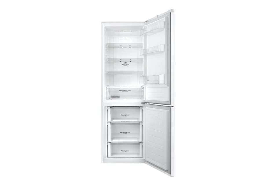 LG Hrubý objem 348 l | 290 kWh/rok | LG Lineárny invertorový kompresor |  LG Total No Frost | Multi-Air Flow™ | NatureFRESH | Vnútorný LED displej | Smart Diagnosis™, GBB59SWRVS, thumbnail 3
