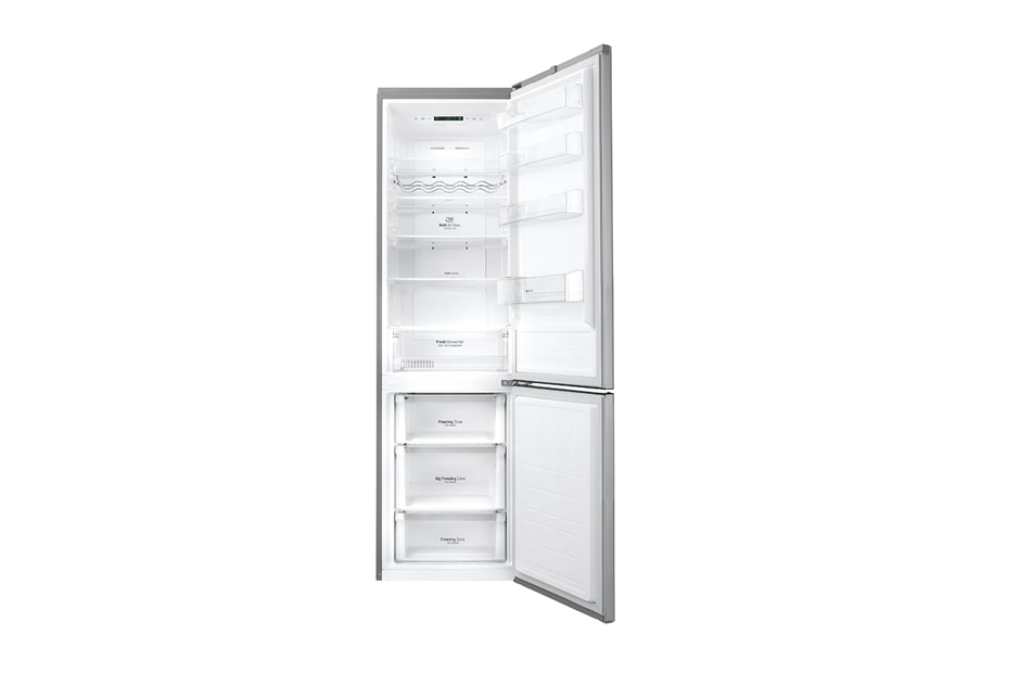 LG Hrubý objem 375 l | 178 kWh/rok | LG Lineárny invertorový kompresor | LG Total No Frost | Multi-Air Flow™ | NatureFRESH | Vnútorný LED displej | Smart Diagnosis™, GBB60PZEFS, thumbnail 5
