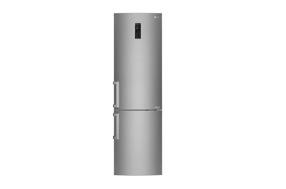 LG Hrubý objem 375 l | 178 kWh/rok | LG Lineárny invertorový kompresor | LG Total No Frost | Multi-Air Flow™ | NatureFRESH | Vonkajší LED displej | Smart Diagnosis™, GBB60SAYFE
