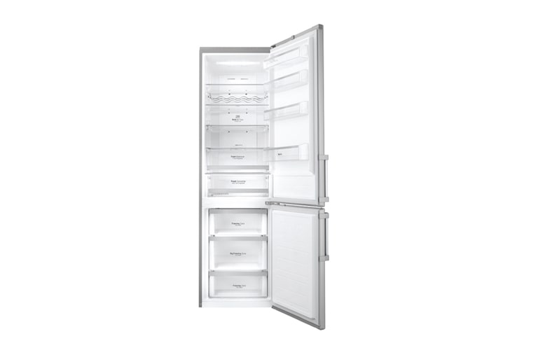 LG Hrubý objem 375 l | 178 kWh/rok | LG Lineárny invertorový kompresor | LG Total No Frost | Multi-Air Flow™ | NatureFRESH | Vonkajší LED displej | Smart Diagnosis™, GBB60SAYFE, thumbnail 4