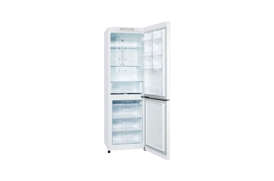 LG Hrubý objem 354l | 236 kWh/rok | LG Lineárny invertorový kompresor | LG Total No Frost | Multi-Air Flow™ | NatureFRESH | Vnútorný LED displej | Smart Diagnosis™, GBB329SWJZ, thumbnail 2