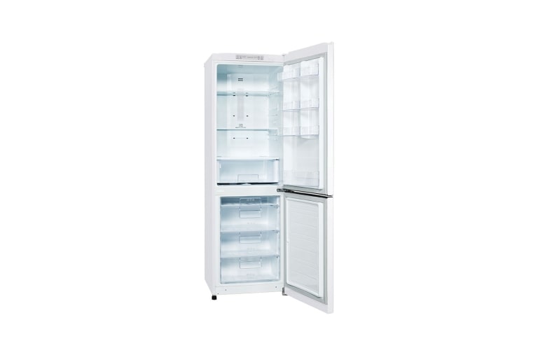 LG Hrubý objem 354l | 236 kWh/rok | LG Lineárny invertorový kompresor | LG Total No Frost | Multi-Air Flow™ | NatureFRESH | Vnútorný LED displej | Smart Diagnosis™, GBB329SWJZ, thumbnail 2