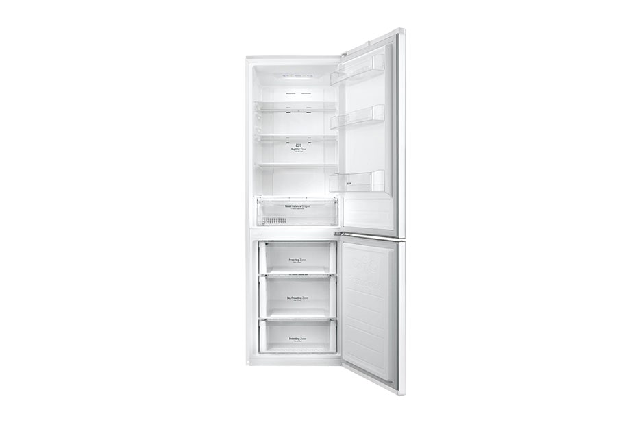 LG Hrubý objem 348 l | 227 kWh/rok | LG Lineárny invertorový kompresor | LG Total No Frost | Multi-Air Flow™ | NatureFRESH | Vnútorný LED displej | Smart Diagnosis™, GBB59SWRZS, thumbnail 2