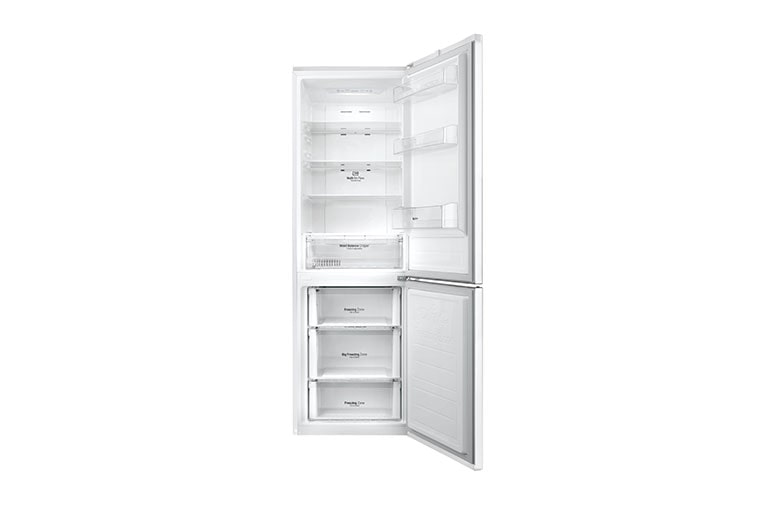 LG Hrubý objem 348 l | 227 kWh/rok | LG Lineárny invertorový kompresor | LG Total No Frost | Multi-Air Flow™ | NatureFRESH | Vnútorný LED displej | Smart Diagnosis™, GBB59SWRZS, thumbnail 2