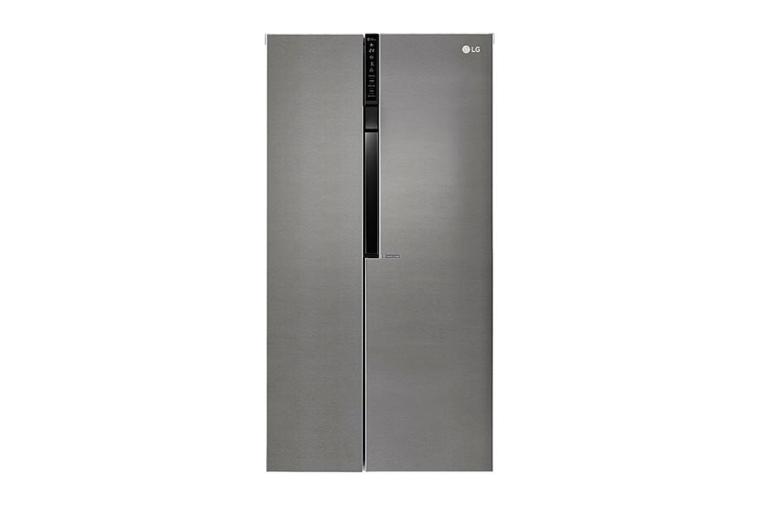 LG F | Hrubý objem 680 l | 392 kWh/rok | LG Lineárny invertorový kompresor | LG Total No Frost | Multi-Air Flow™ | Vonkajší LED displej, GSB360BASZ