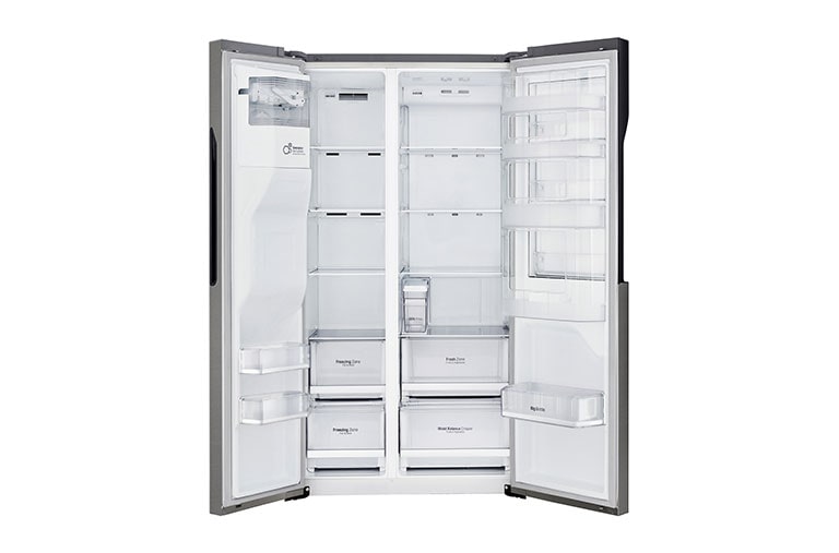 LG Door-in-Door™ | F | Hrubý objem 663 l | 419 kWh/rok | LG Lineárny invertorový kompresor | LG Total No Frost | Multi-Air Flow™ | Vonkajší LED displej, GSJ361DIDV, thumbnail 3