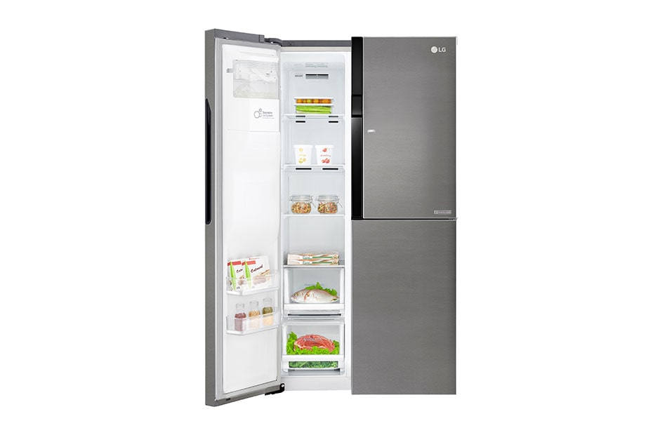 LG Door-in-Door™ | F | Hrubý objem 663 l | 419 kWh/rok | LG Lineárny invertorový kompresor | LG Total No Frost | Multi-Air Flow™ | Vonkajší LED displej, GSJ361DIDV, thumbnail 6