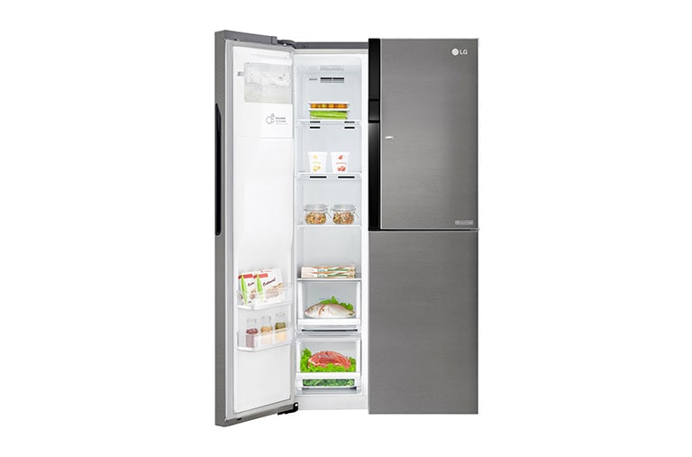 LG Door-in-Door™ | F | Hrubý objem 663 l | 419 kWh/rok | LG Lineárny invertorový kompresor | LG Total No Frost | Multi-Air Flow™ | Vonkajší LED displej, GSJ361DIDV, thumbnail 6