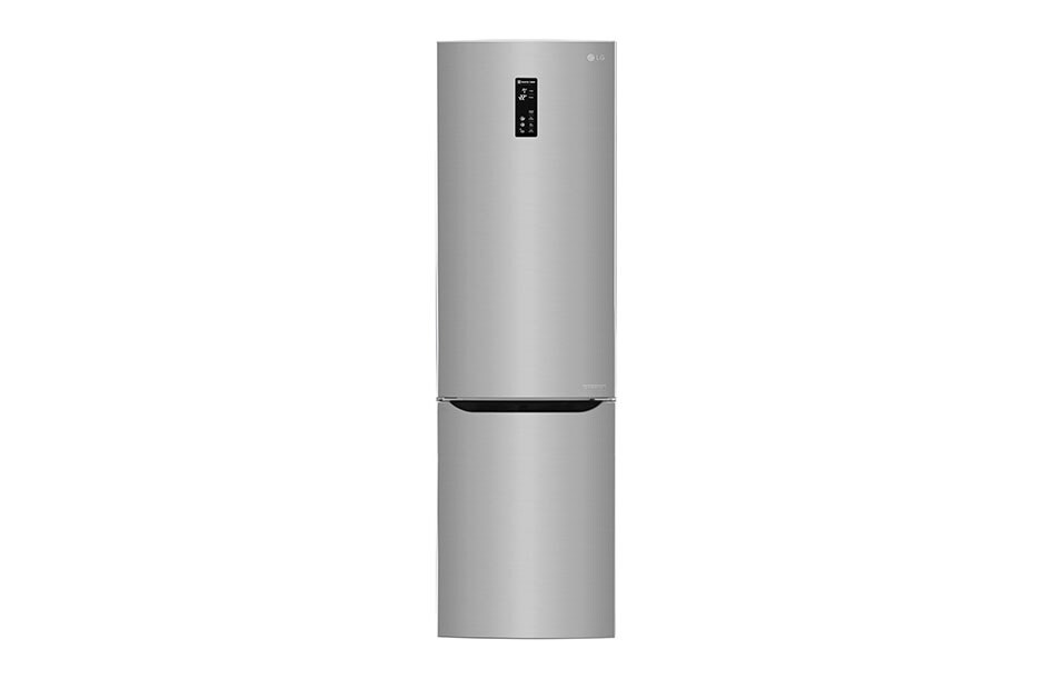 LG Hrubý objem 375 l | 266 kWh/rok | LG Lineárny invertorový kompresor | LG Total No Frost | Multi-Air Flow™ | NatureFRESH | Vonkajší LED displej | Smart Diagnosis™, GBB60PZFZS