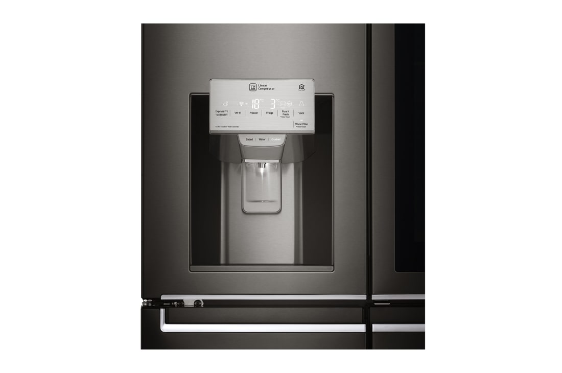 LG InstaView Door-in-Door™ | A+ | Hrubý objem 705 l | 470 kWh/rok | LG Lineárny invertorový kompresor | LG Total No Frost |Multi-Air Flow™ | Nápojový automat | Pure N Fresh™ | ThinQ™ + WiFi, GMX936SBHV, thumbnail 10