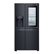 LG Americká chladnička | InstaView Door-in-Door™ | F (v rozsahu A až G) | Hrubý objem 675 l | 431 kWh/rok | LG Lineárny invertorový kompresor | LG Total No Frost | Multi-Air Flow™ | Nápojový automat | Pure N Fresh™ | ThinQ™ + WiFi, GSX960MTAZ, thumbnail 2