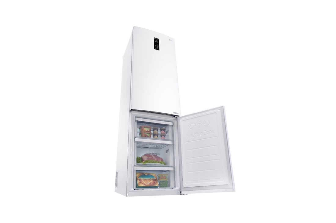 LG Hrubý objem 375 l | 178 kWh/rok | LG Lineárny invertorový kompresor | LG Total No Frost | Multi-Air Flow™ | NatureFRESH | Vonkajší LED displej | ThinQ™ + WiFi, GBB60SWFFS, thumbnail 6