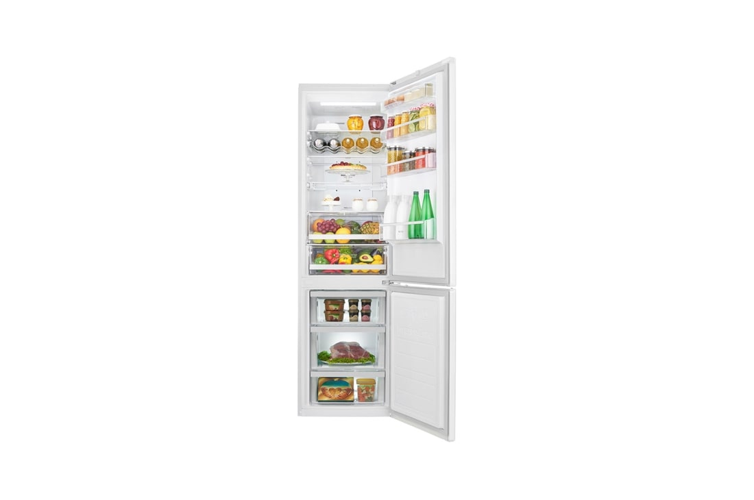 LG Hrubý objem 375 l | 178 kWh/rok | LG Lineárny invertorový kompresor | LG Total No Frost | Multi-Air Flow™ | NatureFRESH | Vonkajší LED displej | ThinQ™ + WiFi, GBB60SWFFS, thumbnail 8