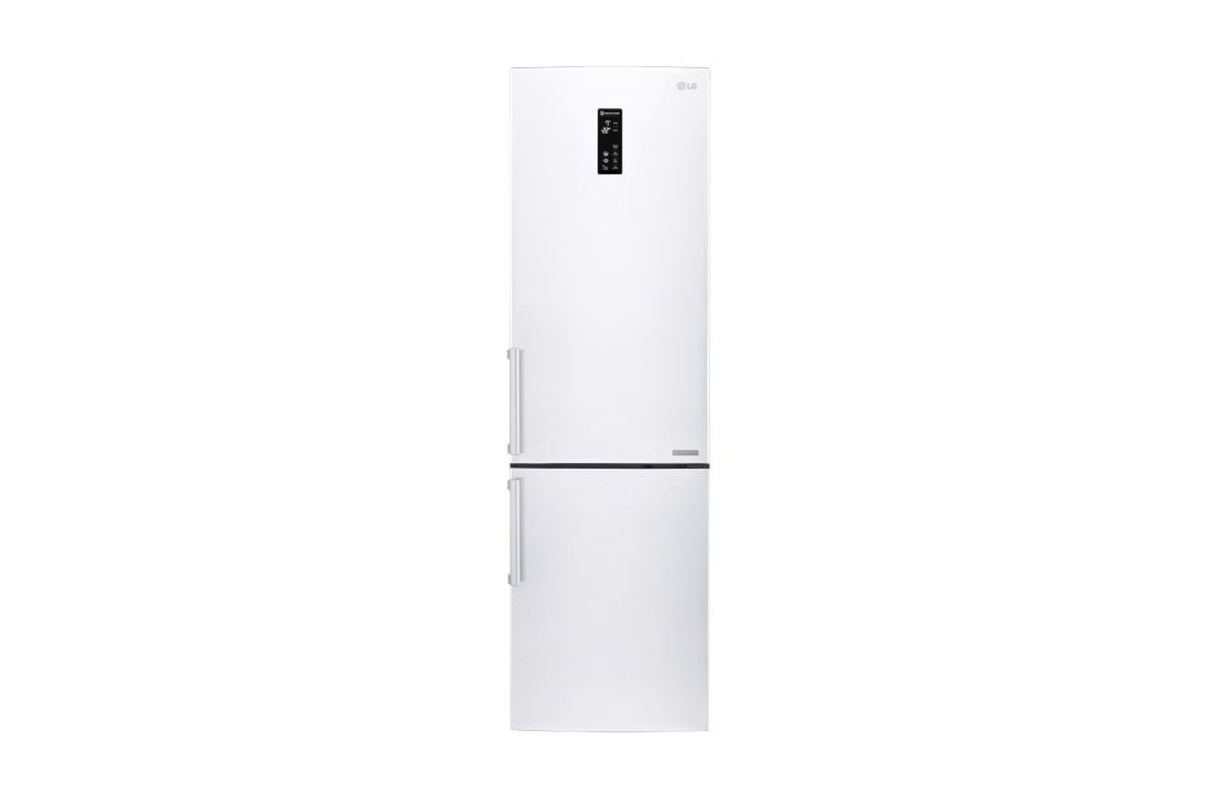 LG Hrubý objem 375 l | 266 kWh/rok | LG Lineárny invertorový kompresor | LG Total No Frost | Multi-Air Flow™ | NatureFRESH | Vonkajší LED displej | ThinQ™ + WiFi, GBB60SWFZB