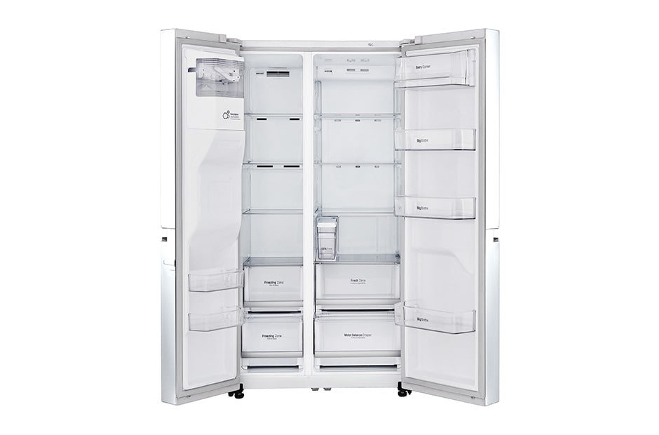 LG F | Hrubý objem 668 l | 376 kWh/rok | LG Lineárny invertorový kompresor | LG Total No Frost | Multi-Air Flow™ | Vonkajší LED displej | Nápojový automat | ThinQ™ + WiFi, GSL961SWUZ, thumbnail 15